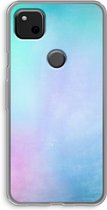 Case Company® - Google Pixel 4a hoesje - Mist pastel - Soft Cover Telefoonhoesje - Bescherming aan alle Kanten en Schermrand