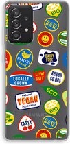 Case Company® - Samsung Galaxy A52s 5G hoesje - Fruitsticker - Soft Cover Telefoonhoesje - Bescherming aan alle Kanten en Schermrand