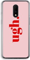 Case Company® - OnePlus 7 hoesje - Ugh - Soft Cover Telefoonhoesje - Bescherming aan alle Kanten en Schermrand