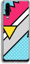 Case Company® - Huawei P30 hoesje - Pop Art #3 - Soft Cover Telefoonhoesje - Bescherming aan alle Kanten en Schermrand