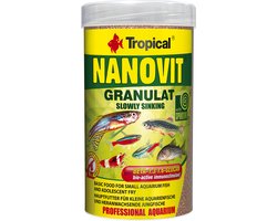 Tropical Nanovit Granulaat - 250ml - Aquarium visvoer - Fijn Granulaat