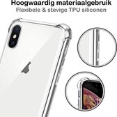 Samsung Galaxy M11 / A11 hoesje, Transparante shock proof gel case met verstevigde hoeken, Volledig doorzichtig | GSM Hoesje / Telefoonhoesje Geschikt Voor: Samsung Galaxy M11+1 Gratis Glas s