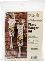 Solid Oak - Macramé Kit Plantenhanger - 7,5x51 cm