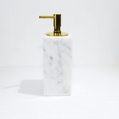 Zeepdispenser Ostiumhome - Soap dispenser wit marmer