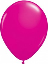 ballonnen Wild Berry 28 cm latex roze 100 stuks