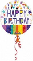 folieballon Happy Birthday 43 cm