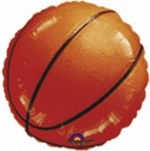folieballon basketbal junior 43 cm oranje