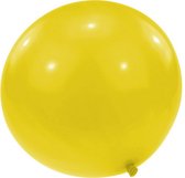 ballon Giant latex 90 cm geel