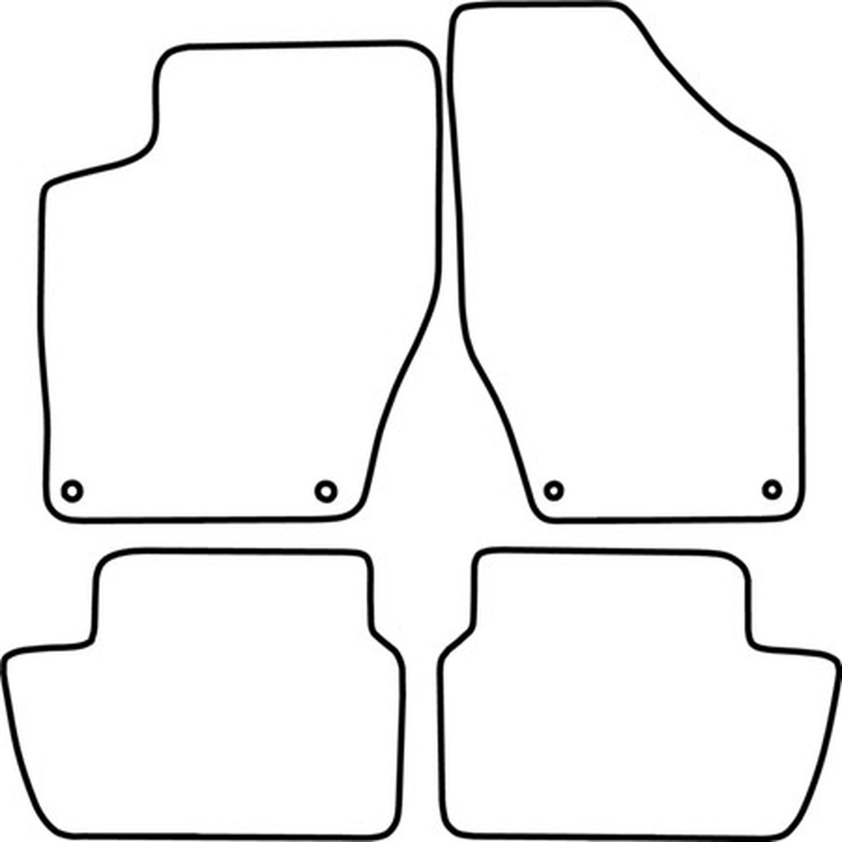 Automatten | Mattenset Peugeot 308 - SW modellen - 2007 - 2014
