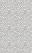 tafellaken Spots 138 x 220 cm papier wit/grijs