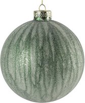 kerstbal Milly 12 cm glas groen