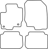Mattenset Mitsubishi Colt - 5 deurs 2004 - 2009