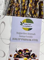 Turks fruit met Braambessenaroma en Pistache - Lokum