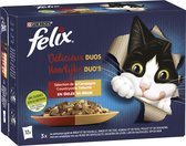 Felix katten natvoer Duo's Countryside Selectie in Gelei 12 x 85 gram