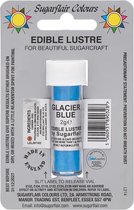 Sugarflair - Eetbare Glanspoeder - Gletsjer Blauw - 2g