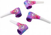 roltongen Shimmer en Shine 30 cm 8 stuks roze