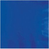 servetten 33cm papier blauw 20 stuks