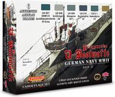 Lifecolor CS12 Kriegsmarine U-Bootwaffe German Navy WWII + 6 Pipes 2 ml