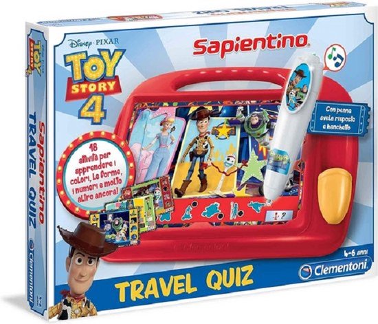 Afbeelding van het spel Toy Story 4 Clementoni Travel Quiz - Buzz - Woody - Forky