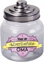 voorraadpot 800 ml Oma glas transparant