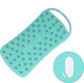 B&P - Brosse de bain suspendue - brosses pour le corps - silicone - brosse sèche - brosse de massage - brosse pour bébé - vert