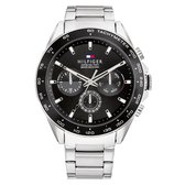 Tommy Hilfiger heren horloge analoog quartz One Size Zwart 32020485