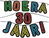 slinger Neon Hoera 30 jaar! karton