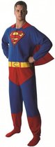 verkleedpak Superman heren polyester blauw/rood mt 44-46