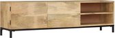 Tv meubel 145x30x41 cm massief mangohout