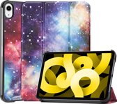 Hoesje Geschikt voor iPad Air 2022 Hoesje Case Hard Cover Hoes Book Case - Galaxy.