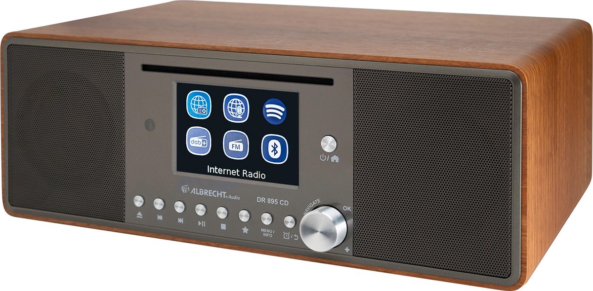 Albrecht DR 895 - Radio - Internetradio - DAB+ - FM - CD - Spotify ...