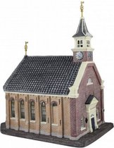 Nicolaaskerk StavorenÂ led 26 cm porselein bruin