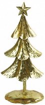 kerstboom Serwan 30 cm metaal goud