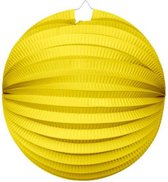 lampion rond 25 cm papier geel