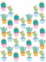 uitdeelzakjes cactus junior papier 6 stuks