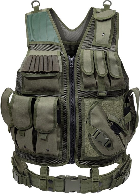 Tactisch vest - Tactical vest - Outdoor - Survival vest - Survivallen -...  | bol.com