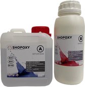 Shopoxy B50 Epoxyhars UV Resin| 6,0kg | Epoxy Gieten tot 5cm dik