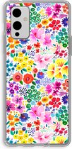 Case Company® - OnePlus 9 hoesje - Little Flowers - Soft Cover Telefoonhoesje - Bescherming aan alle Kanten en Schermrand