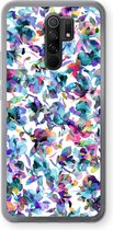 Case Company® - Xiaomi Redmi 9 hoesje - Hibiscus Flowers - Soft Cover Telefoonhoesje - Bescherming aan alle Kanten en Schermrand