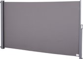 Outsunny Stores latéraux protection solaire écran latéral enroulable polyester gris 300x160 cm 840-210