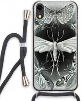 Case Company® - iPhone XR hoesje met Koord - Haeckel Tineida - Telefoonhoesje met Zwart Koord - Extra Bescherming aan alle Kanten en Over de Schermrand
