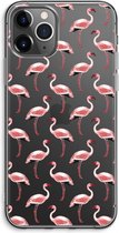 Case Company® - iPhone 11 Pro Max hoesje - Flamingo - Soft Cover Telefoonhoesje - Bescherming aan alle Kanten en Schermrand