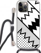 Case Company® - iPhone 12 Pro hoesje met Koord - Pop Art #5 - Telefoonhoesje met Zwart Koord - Extra Bescherming aan alle Kanten en Over de Schermrand