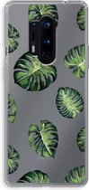 Case Company® - OnePlus 8 Pro hoesje - Tropische bladeren - Soft Cover Telefoonhoesje - Bescherming aan alle Kanten en Schermrand