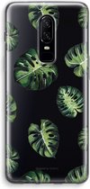 Case Company® - OnePlus 6 hoesje - Tropische bladeren - Soft Cover Telefoonhoesje - Bescherming aan alle Kanten en Schermrand