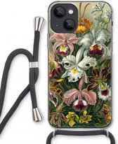 Case Company® - iPhone 13 mini hoesje met Koord - Haeckel Orchidae - Telefoonhoesje met Zwart Koord - Extra Bescherming aan alle Kanten en Over de Schermrand