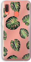 Case Company® - Samsung Galaxy A20e hoesje - Tropische bladeren - Soft Cover Telefoonhoesje - Bescherming aan alle Kanten en Schermrand