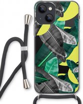 Case Company® - iPhone 13 hoesje met Koord - Fantasie jungle - Telefoonhoesje met Zwart Koord - Extra Bescherming aan alle Kanten en Over de Schermrand