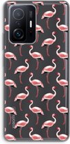 Case Company® - Xiaomi 11T hoesje - Flamingo - Soft Cover Telefoonhoesje - Bescherming aan alle Kanten en Schermrand