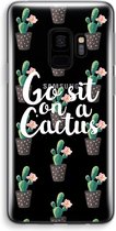 Case Company® - Samsung Galaxy S9 hoesje - Cactus quote - Soft Cover Telefoonhoesje - Bescherming aan alle Kanten en Schermrand